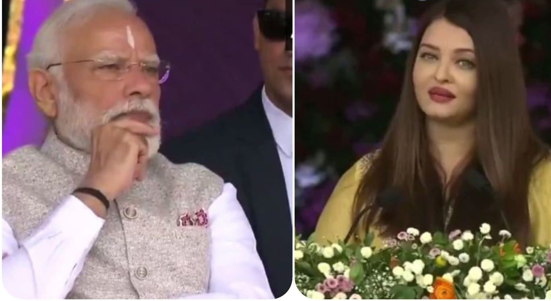 “केवल एक जाति, मात्र मानवता”: ऐश्वर्या राय बच्चनले मोदीकै अगाडि दिएको एकता–सन्देश